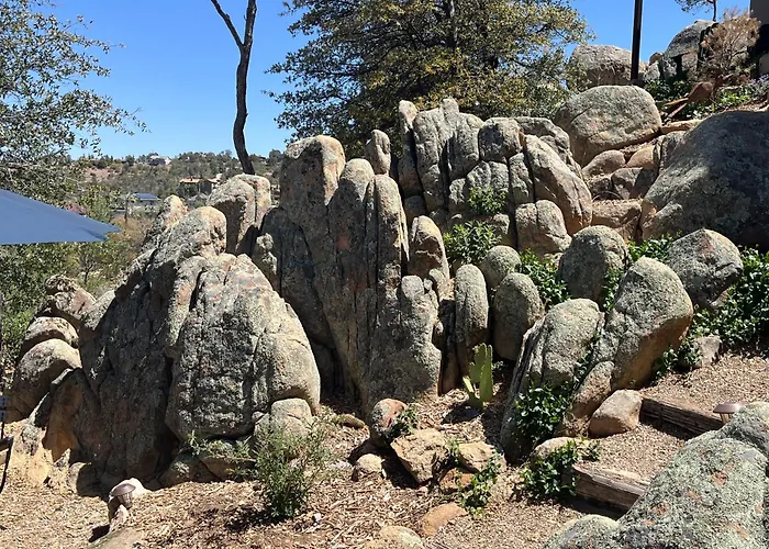 Apartment Prickly Pear Unique With Bathroom Built Into The Granite Boulders, Amazing Views, Front & Back Porches, Firepit,dog Friendly *